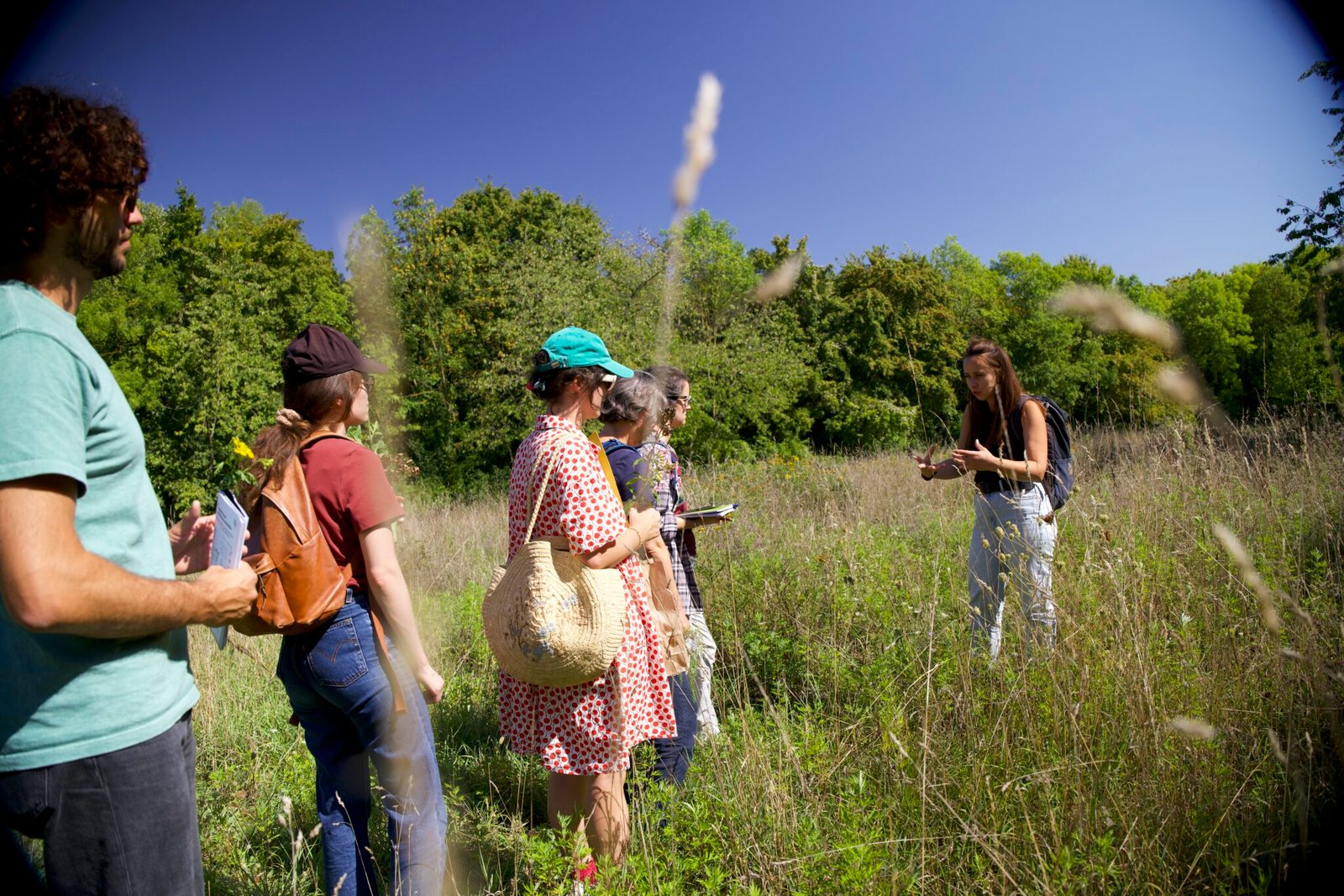 Groupe stage de botanique à Paris